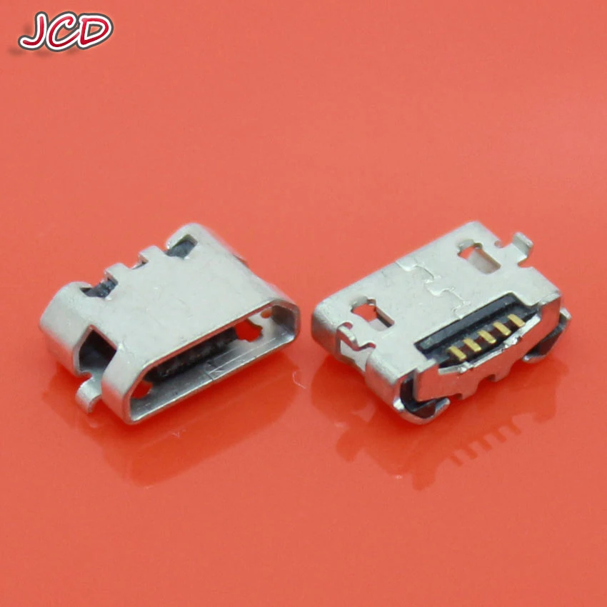 JCD для Huawei 4X Y6 4A P8 C8817 max Lite Pro micro USB 5-контактный разъем Reverse Ox horn зарядный порт мини usb