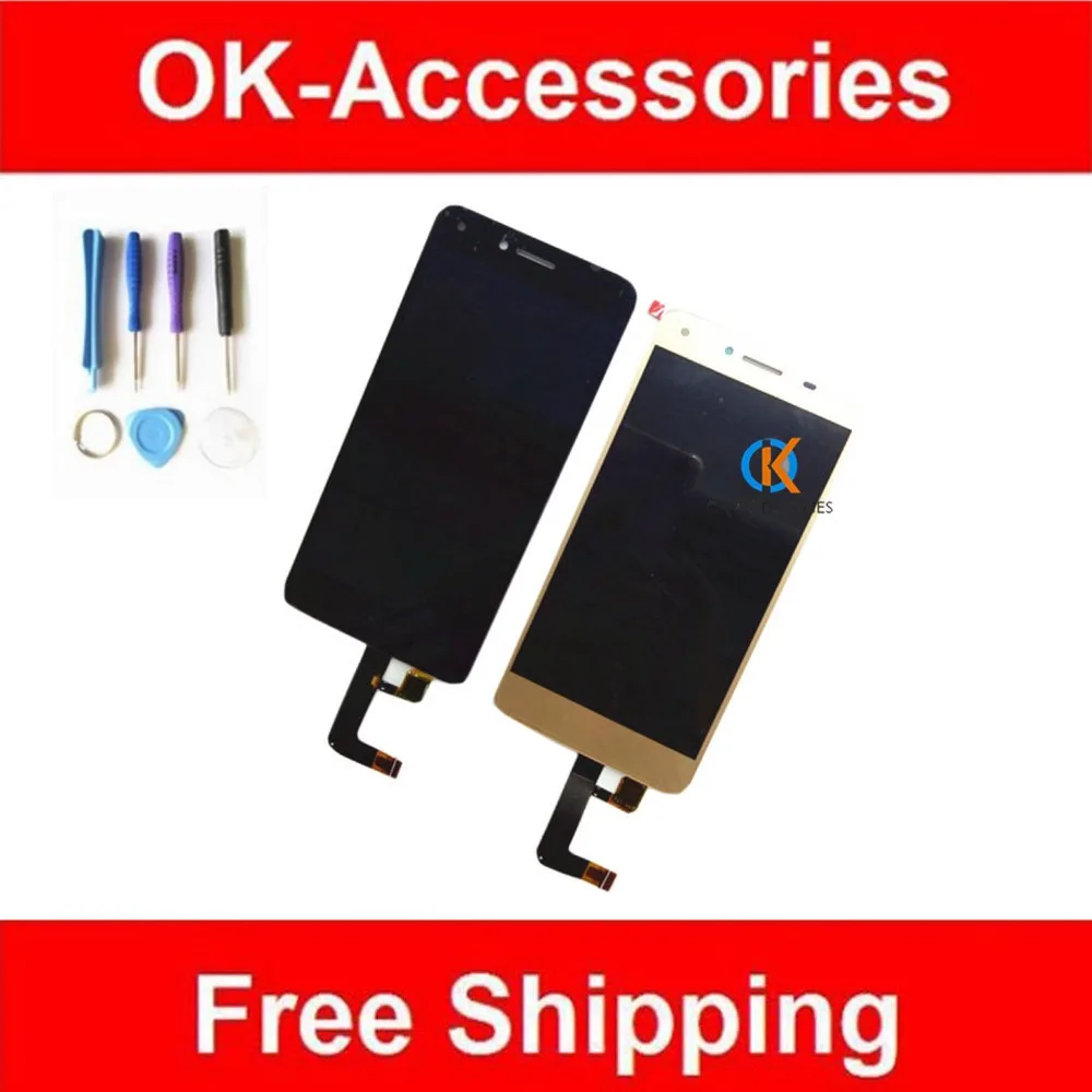 

Black  White Gold Color For Huawei Y5 II Y5 2 Y5 2nd LCD Display+Touch Screen Digitizer Assembly With Tools 1PC/Lot