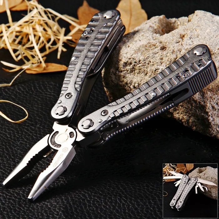 

Ganzo G105 Multi tool Mini Folding Pliers Outdoor Hand tools Cable Cutter multitool with Knife Screwdriver Scissors can opener