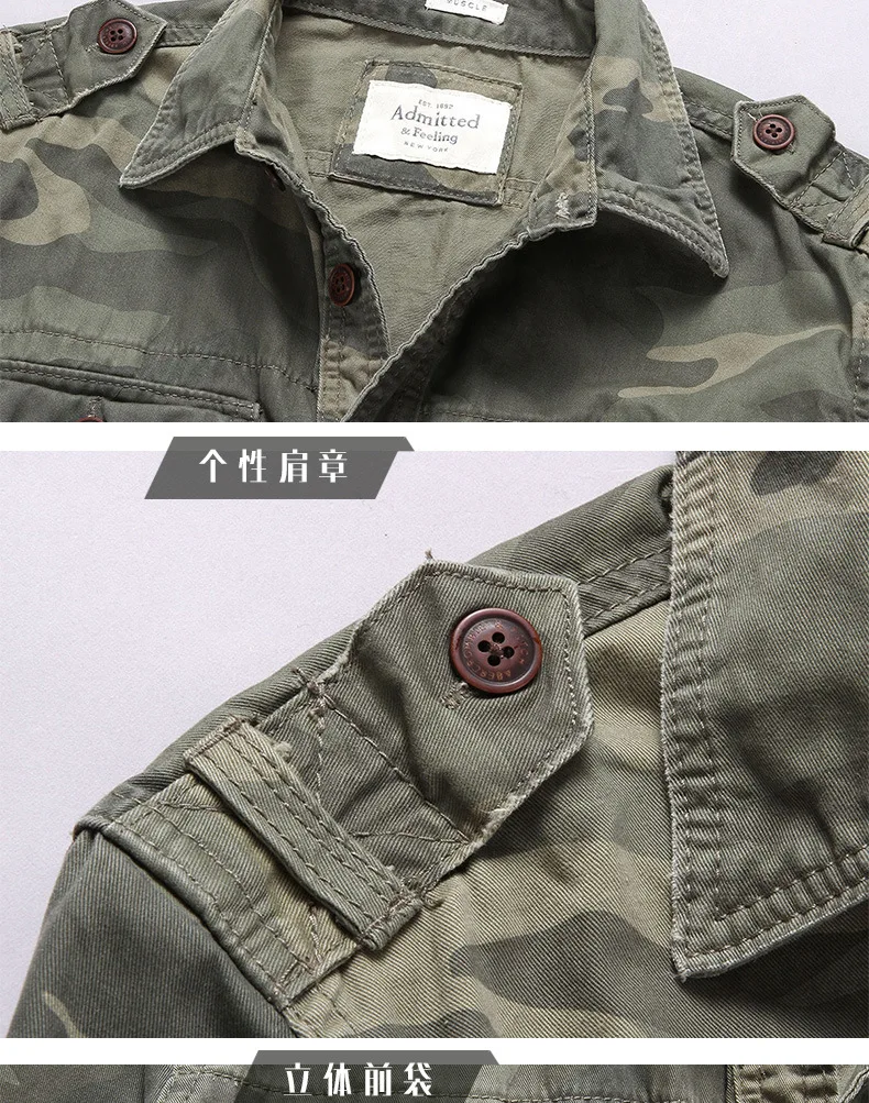 Homens ao ar Camuflagem de Algodão de Manga Longa da Camisa Livre Caminhadas Escalada Desportiva Militar Carga Primavera Outono Respirável Camisas Táticos 8 Camisas p/ caminhadas