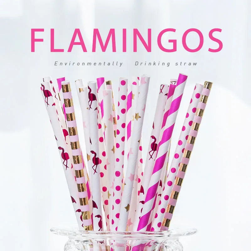 

50pcs/lot Foil Gold /Silver Design PaperStraws Drinking Straws for Christmas birthday wedding decorative party event supplies