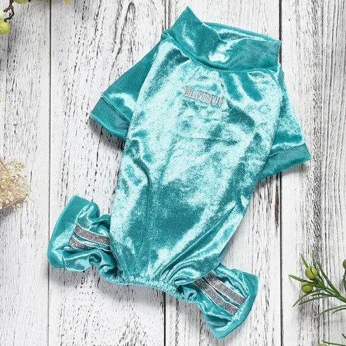 Green Флисовые Осенние костюмы для собак, Размеры S XXL, домашняя одежда для домашних животных, пижамы для щенков, зимние комбинезоны для Йоркцев, леггинсы, Прямая поставка - Цвет: Green
