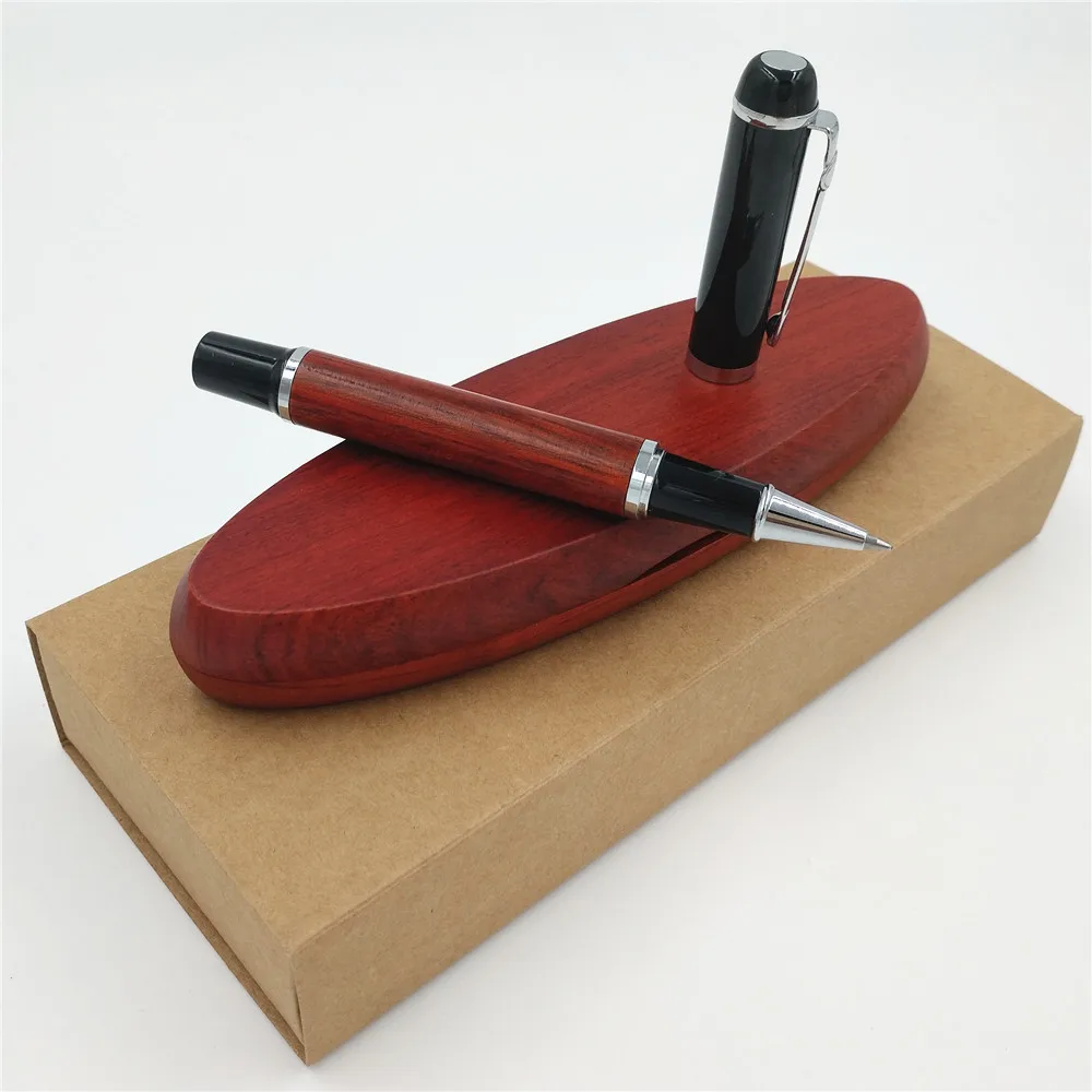 

Luxury Wood Ball Point Pen with Box Set Office School Supplies