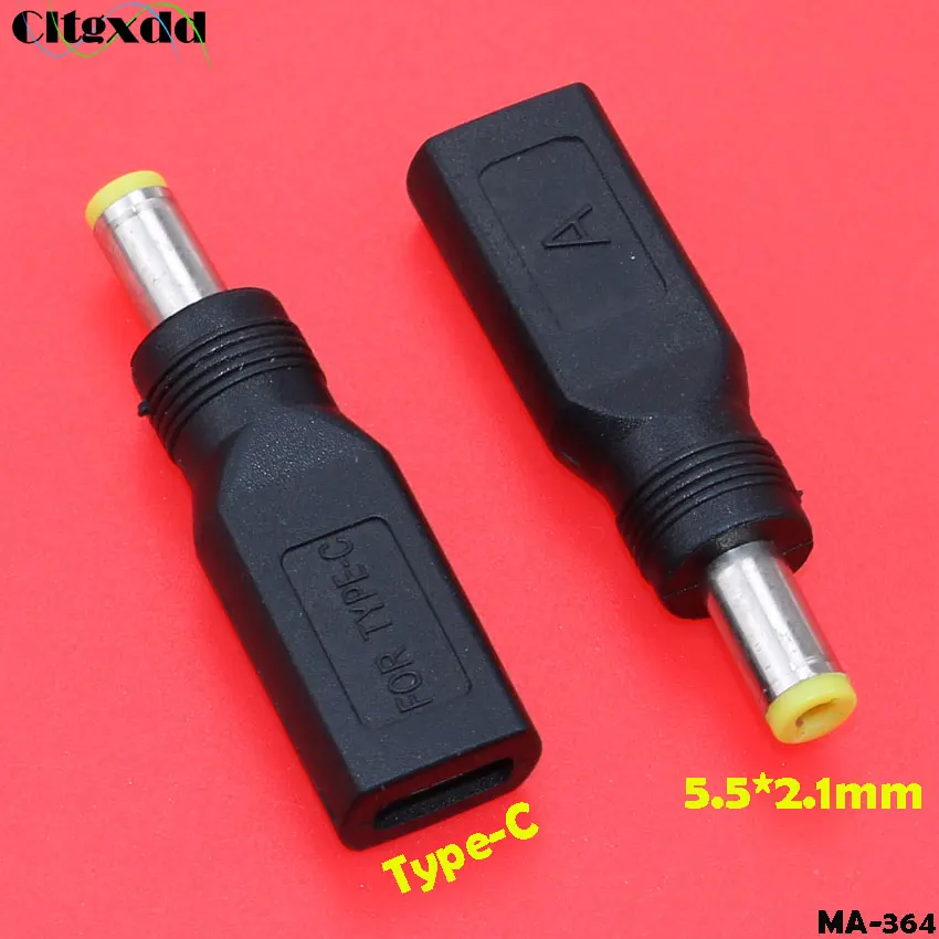 1 шт. DC 5,5*2,1 мм type-C Женский до 5,5X2,1/4,8*1,7 мм Micro USB для iphone штекер для ноутбука ПК DC адаптер питания