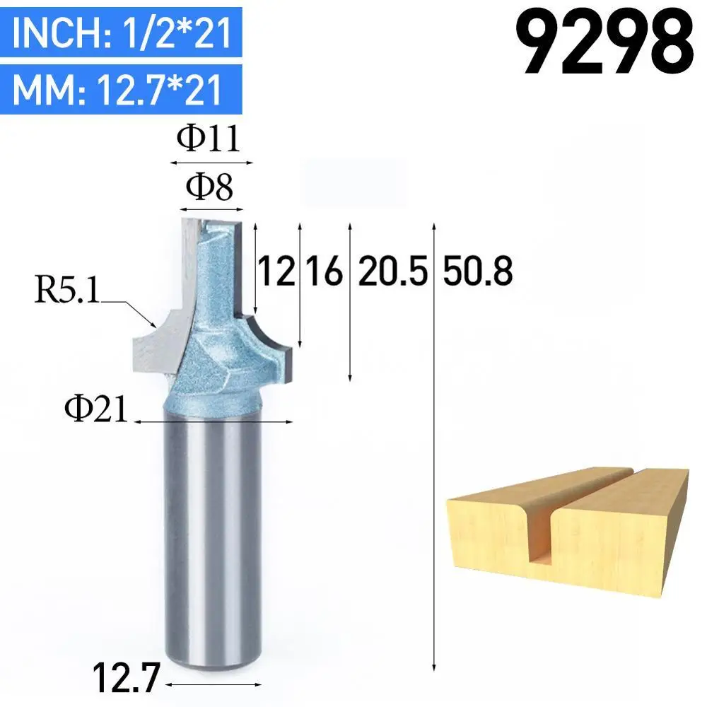 HUHAO 1 шт. хвостовик 6 мм Дверь шкафа фаски Концевая фреза прямой край режущего лезвия очистки нижней дугообразной деревообработки фрезы - Длина режущей кромки: 9298