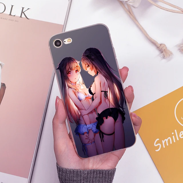 DK Sexy hot bikini girl anime beauty fashion phone case Silicone black