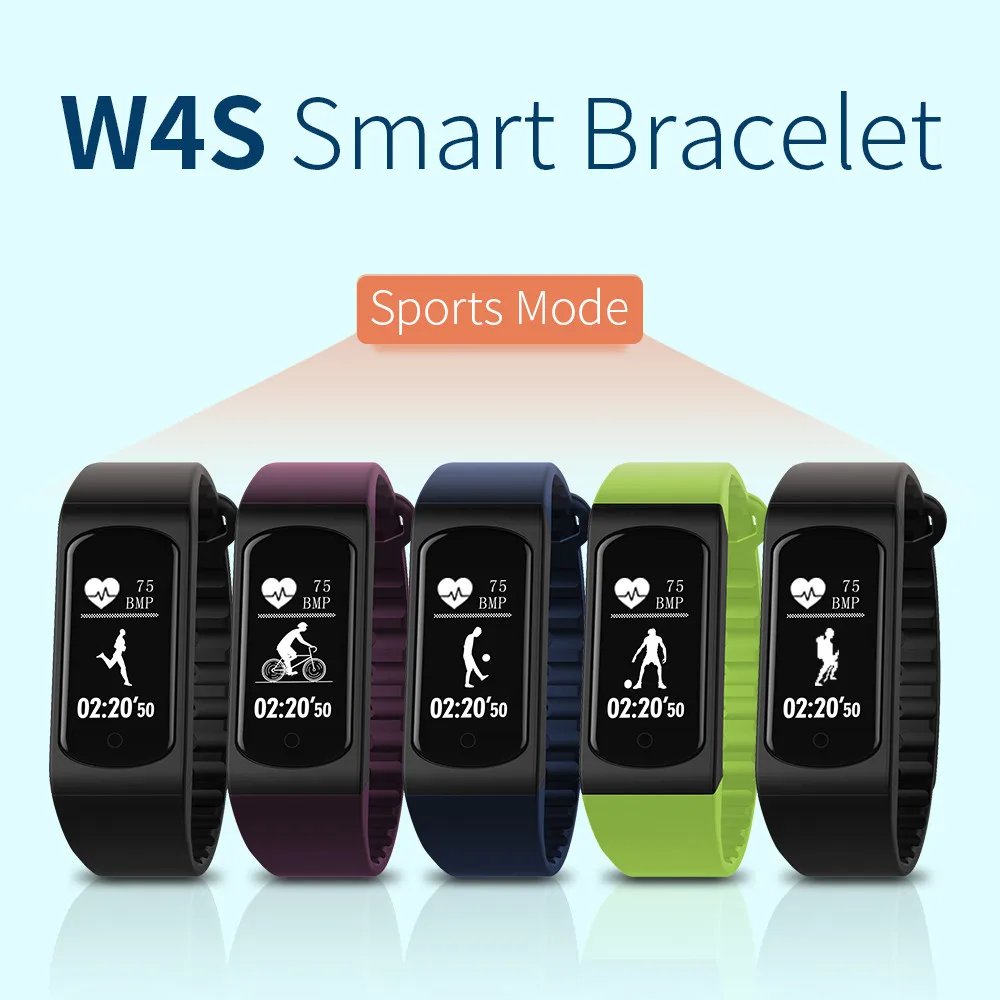 Fashion design Men WomenBluetooth Heart Rate Monitor Temperature Detection Monitor IP67 Waterproof Smart Wristband Band Watch
