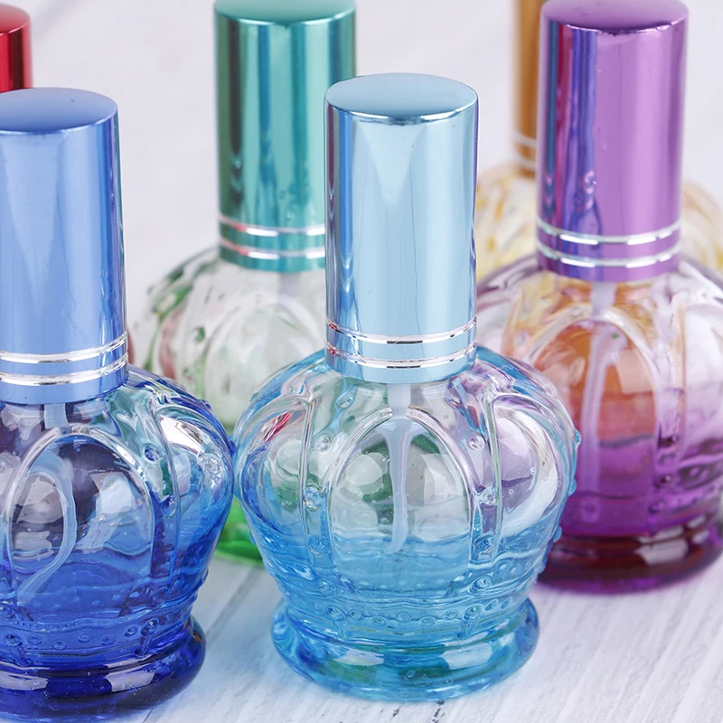 NEW pc Refillable Colorful Glass Perfume Bottles Spray Atomizer Travel Scent Bottles Packaging Bottle 15ml/30ml/50ml