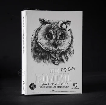 

Limited Edition The Royal Owl Series White Ver.B5 Sketchbook Natural Cutting Sides Notebook 268P Thick Sketch Notepad