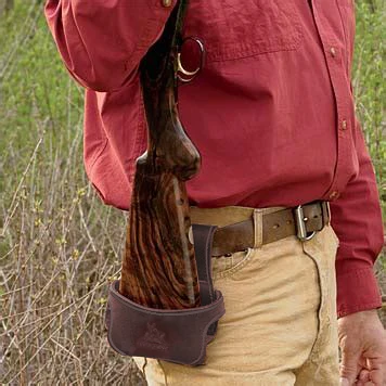Rifle de Couro Tourbon Tactical Hunting Acessórios Arma Buttstock Espingarda Quadril Coldre Cinto Titular Genuíno Gun