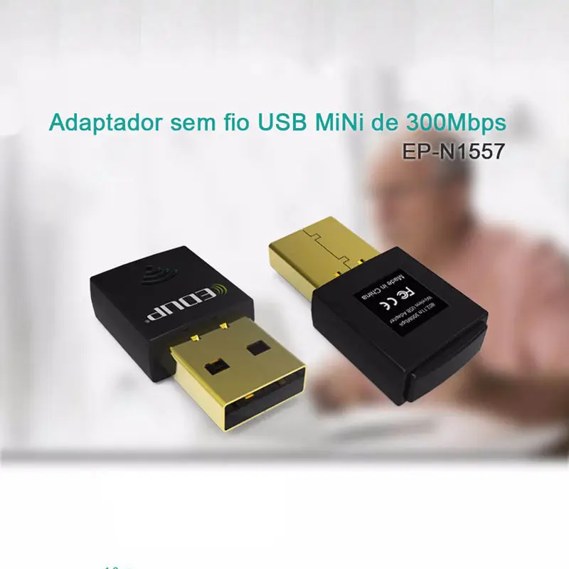 EDUP USB Wifi адаптер 300 Мбит/с 802.11n Wi-Fi приемник USB Ethernet адаптер Сетевая карта Windows Mac для ноутбука Настольный ПК