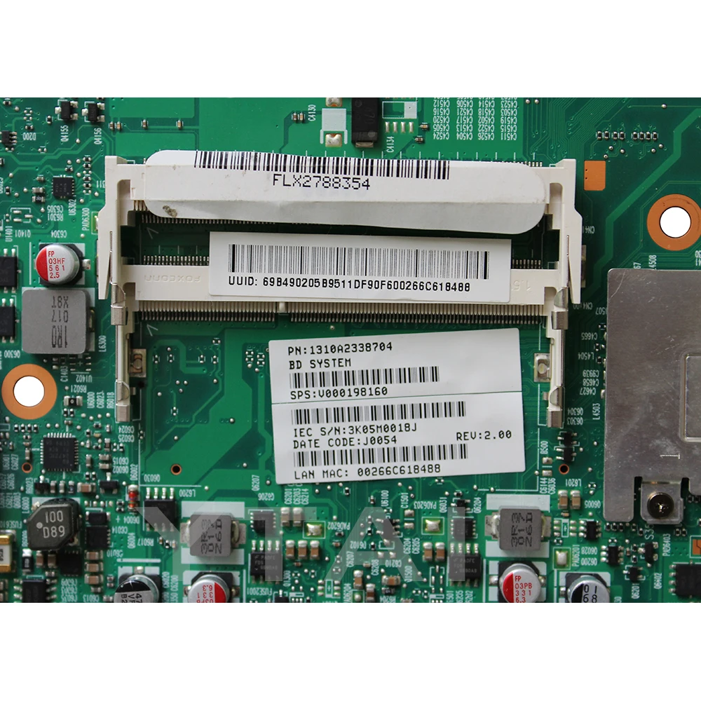 YTAI V000198160 для Toshiba Satellite A500 A505 Материнская плата ноутбука PGA989 HM55 DDR3 6050A2338701-MB-A01 материнская плата