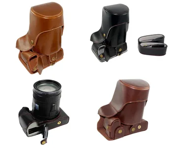 

Camera Bag PU Leather Case For NIKON P900 P900S Digital camera Bag Cover with Strap With Battery Opening Case