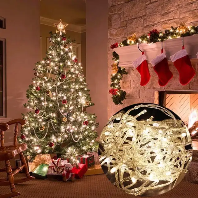 luminous led fairy string lights 30m lamp 300 led lights christmas