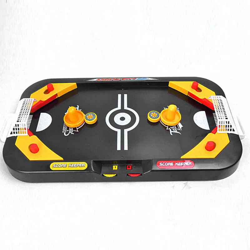2 In 1 Mini Hockey Soccer Game Arcade Style Ice Hockey Table Play