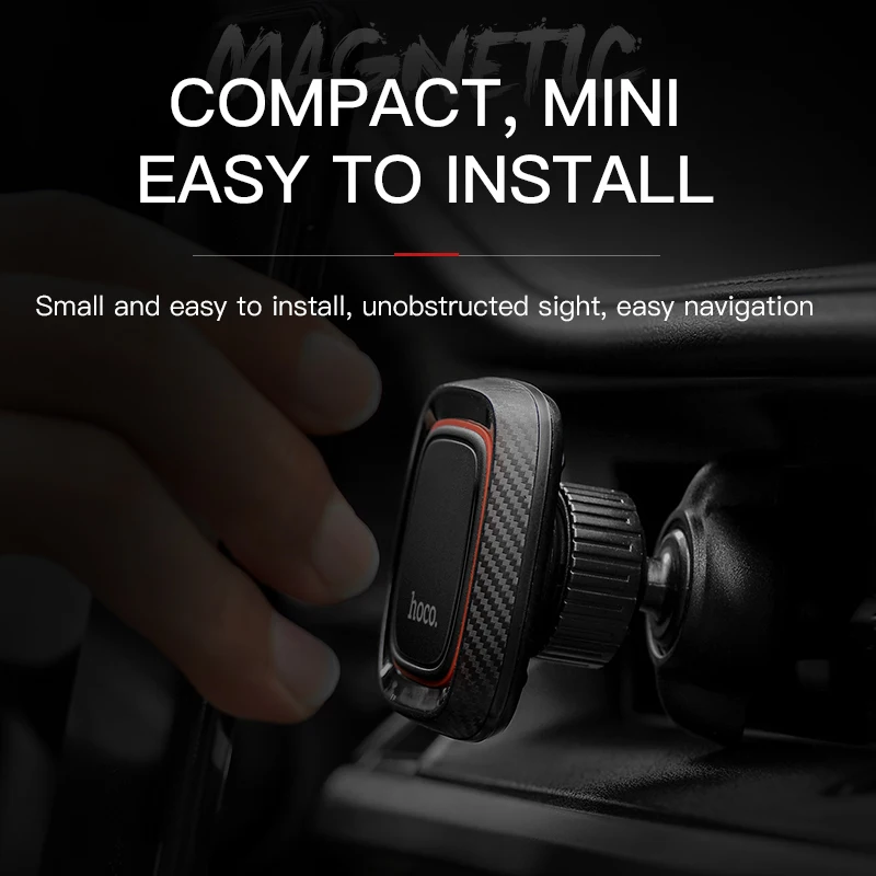  HOCO Magnetic Car Cell Phone Holder Magnet Stand Air Vent Outlet Mount 360 Degree GPS Smartphone Su