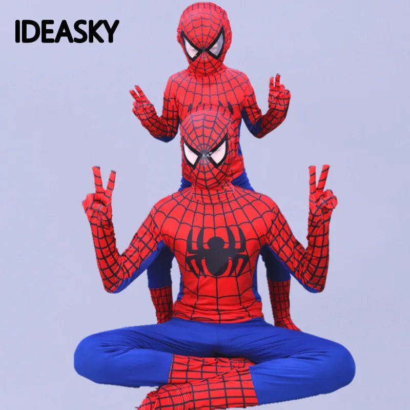 

3d marvel legends spider-man spider man spiderman costume cosplay suit kids the amazing mask men Superhero children boys adult
