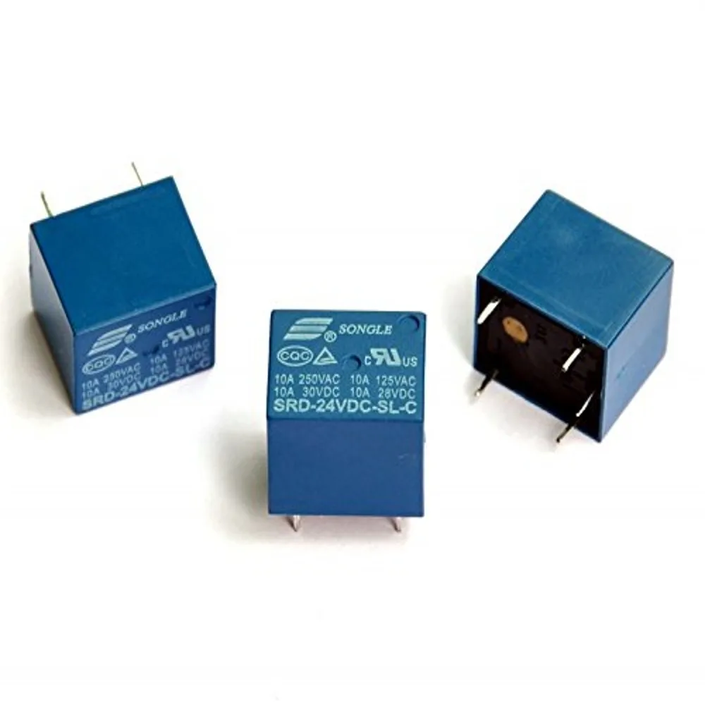 50 шт./лот Новинка реле SRD-05VDC-SL-C SRD-12VDC-SL-C SRD-24VDC-SL-C SRD-48VDC-SL-C 5V 12V 24V 48V 10A 250VAC 5PIN T73