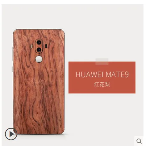 Роскошный Деревянный чехол для Huawei Mate 9, натуральный тонкий кожаный чехол для Huawei Mate 9 pro - Цвет: for huawei mate 9