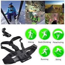 Accessories kits Chest Head belts + Selfie Stick +Suction cup etc for Gopro /Xiaomi Yi /Sony/SJCAM Sport & action cams