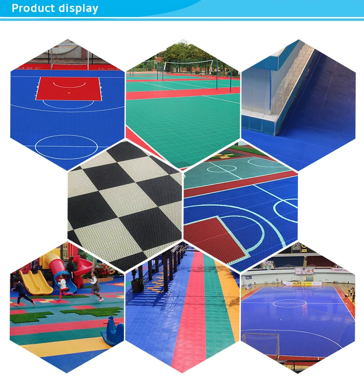 Polypropylene(PP) interlocking floor for sport