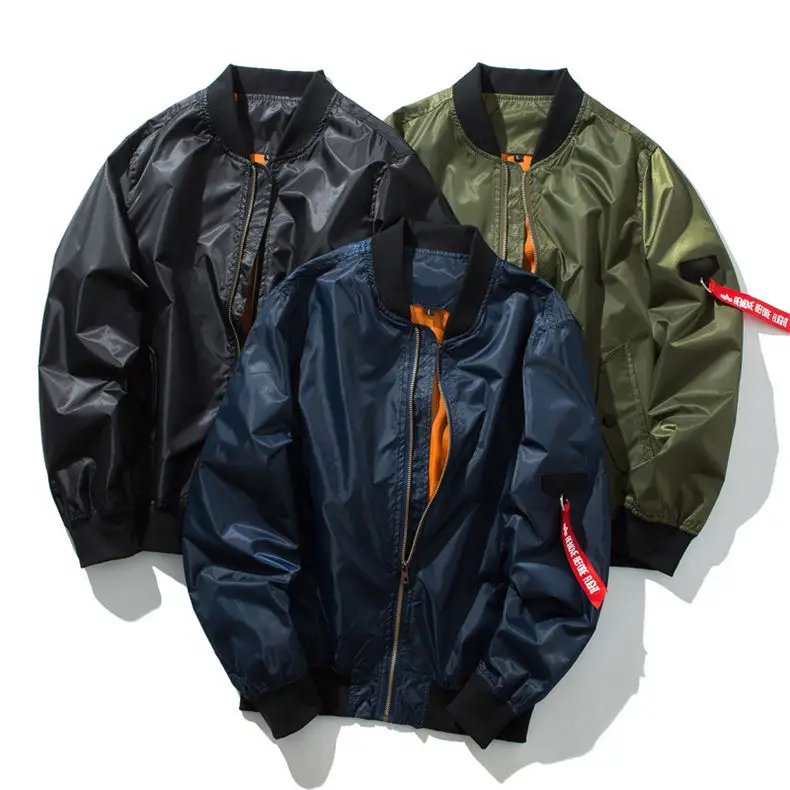 5XL Mens Jacket Spring Autumn Bomber Jacket Coat Male Classic City Pilot Air Jacket Stand Collar Fashion Style 2019 Brand MuLS 12