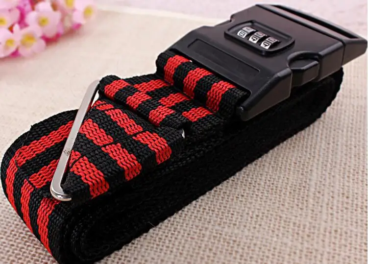 4 м Длина крест ремень безопасности Блокировка Комбинации путешествия багаж чемодан группа 60 шт./лот