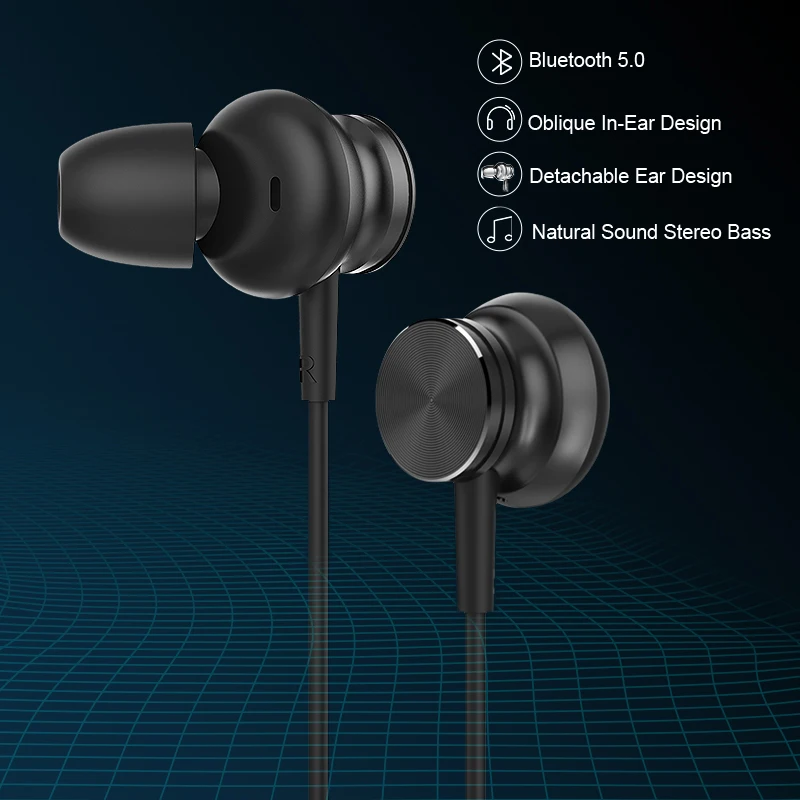 Langsdom L33 Bluetooth Earphones, Wireless In-ear Headset with Mic, Magnetic Switch, Stereo Sound, and Noise Cancelling Earbuds image 4