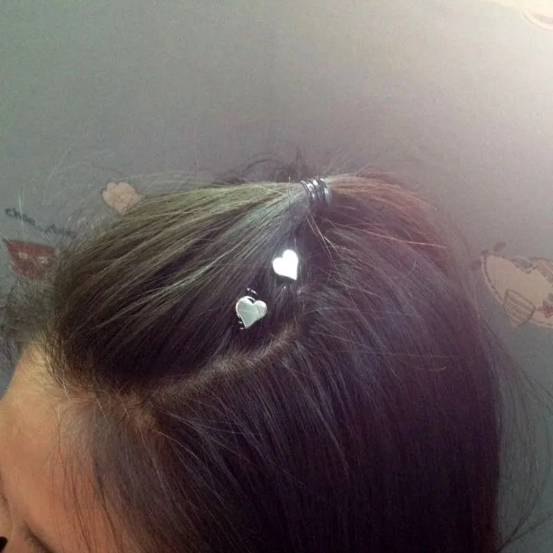 Wedding Coils Bridal Hair Pin Swirl Twisters Shining Heart Findings Hairwear Spirals Jewelry Ornament Headpiece Accessories