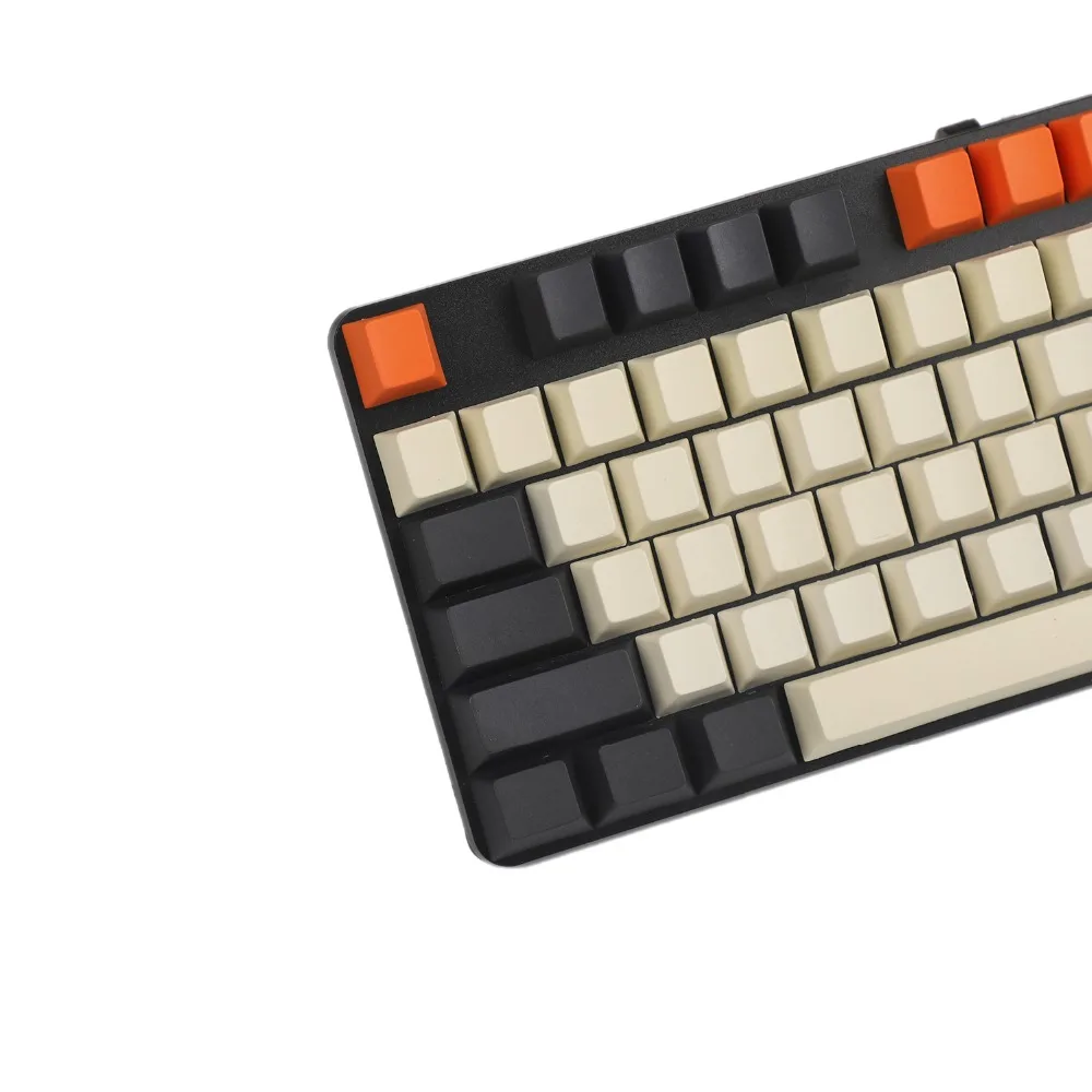 YMDK Carbon 108 Keyset толстый pbt Вишневый профиль колпачки для стандартных ANSI 104 87 61 механическая клавиатура MX filco Vortex