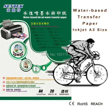 

Water Slide Nail Decals A4 Transparent Inkjet Printer Water Slide Transfer Paper For Sticker