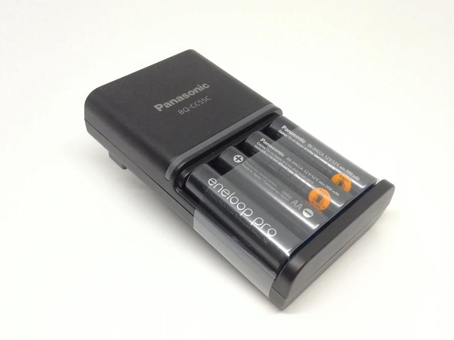 4pcs Panasonic AA 2550mAh High Capacity NI MH Pre charged Rechargeable