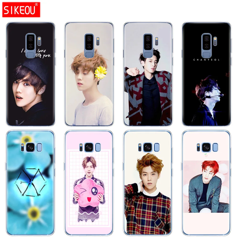 Силиконовый чехол для Samsung Galaxy S9 S8 S7 S6 edge S5 S4 S3 PLUS телефона Kpop exo LUHAN Park Chanyeol |