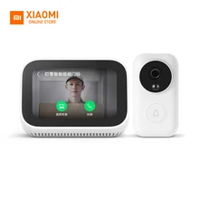 Xiaomi AI Face сенсорный экран Bluetooth 5,0 динамик цифровой дисплей Будильник WiFi умное соединение с vedio дверной Звонок