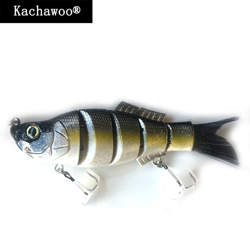 Jointed Swimbaits Bluegill Fishing Lures for Bass 6 in Hard Lures Swimbait Shad Trout Fish Bait