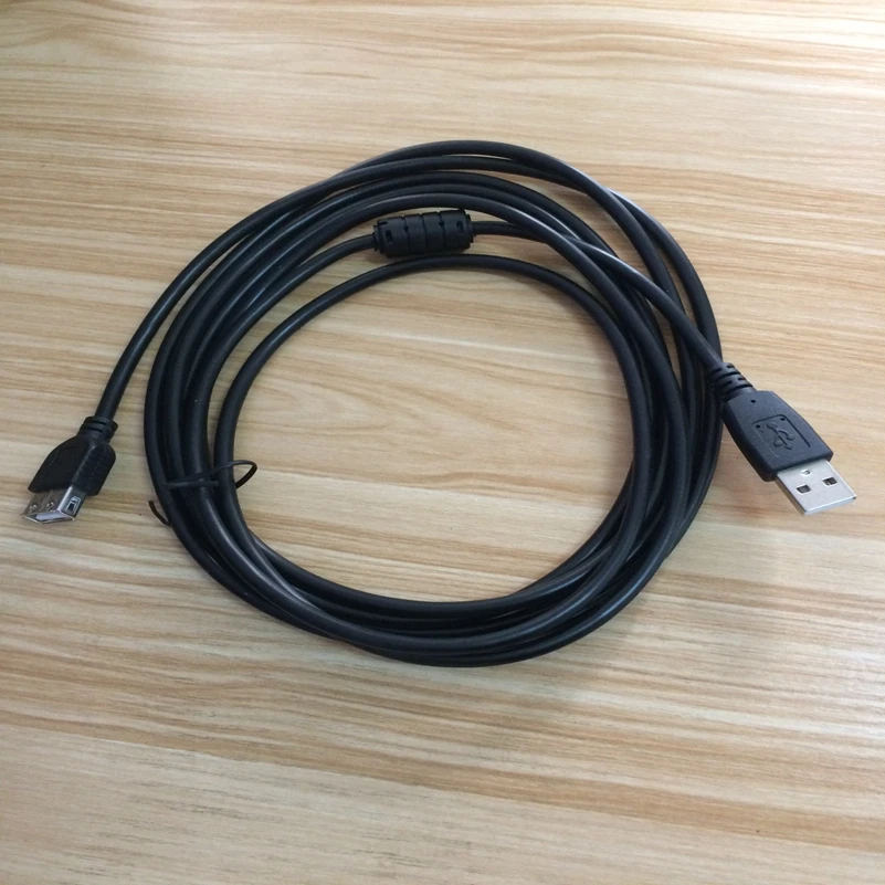 200 шт./лот оптовая продажа 1 5 м 3 USB 2 0 Удлинительный кабель штекер гнездо