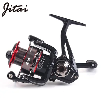 

JITAI China Spinning Fishing Reel Gear Ratio 5.2:1 4000 Series 9+1BB CNC Aluminum Spool Handle EVA Knob Fishing Wheel Right/Left