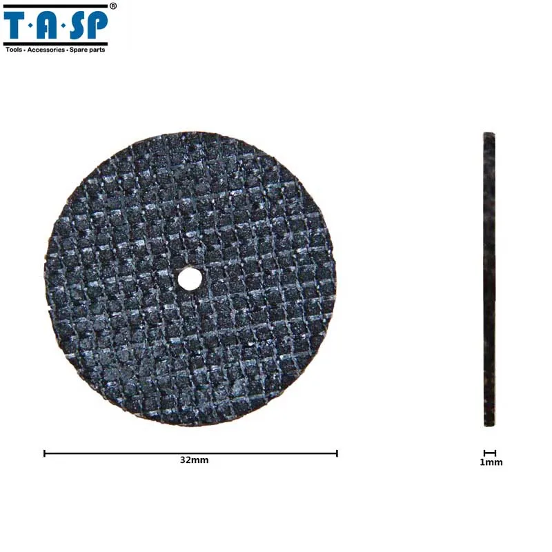 TASP 50 шт. Стекловолоконный усиленный режущий диск абразивные отрезные колеса Набор роторный инструмент Аксессуары с 3,2 мм оправки