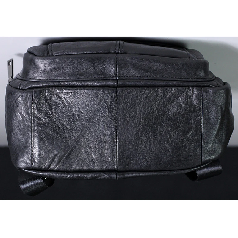 IPinee, Модный женский рюкзак из воловьей кожи, школьная сумка из натуральной кожи, женские дорожные сумки через плечо, черные/коричневые рюкзаки