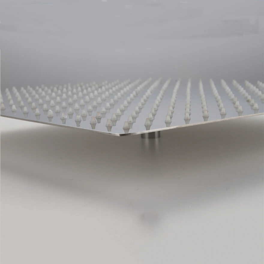 Baratos Envío Gratis cabezal de ducha de lluvia cuadrado 40cm * 40cm cabeza de ducha de lluvia de techo ultrafino de acero inoxidable de 16 pulgadas.
