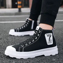 Модные зимние мужские Ботинки martin дышащие рабочие ботинки мужские дезерты на шнуровке парусиновая обувь с круглым носком