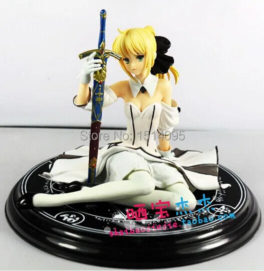 

13CM Anime Fate stay Night Saber Lily PVC Action Figure Collection Model Toy FS009