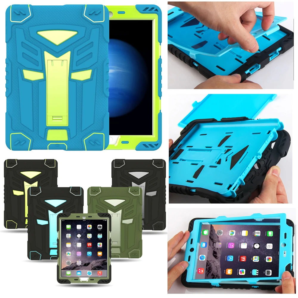 

For Apple iPad Mini 1/2/3 Case Cover High Impact Resistant Hybrid Three Layer Heavy Duty Armor Defender Full Body Protector Case
