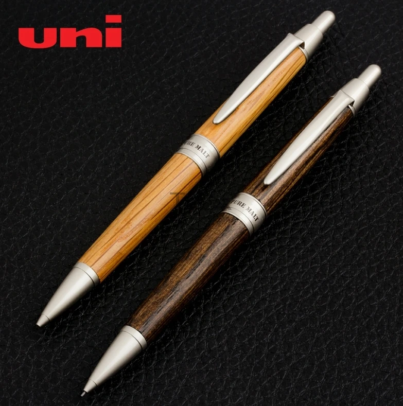 

3 Pcs/Lot Mitsubishi Uni M5-1025 Oak Wood Mechanical Pencil 0.5mm 2 colors Writing Supplies Office & School Supplies