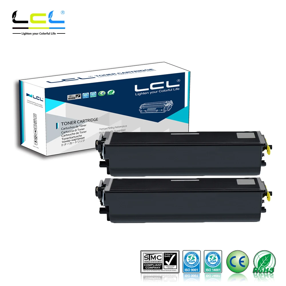 LCL TN570 TN540 TN3060 TN3030 (2 Pack Black) Laser Toner Cartridge Compatible for Brother HL