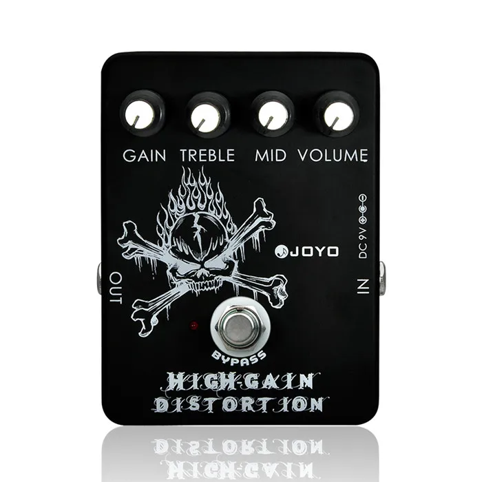 High Gain Distortion Высокий коэффициент усиления искажения педаль эффектов для электрогитары с высоким коэффициентом усиления искажения металлический инструмент запасная часть Эффект Педали JOYO JF-04 - Цвет: High Gain Distortion