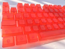 104 ключей просвечивающие keycap прозрачный ABS пустой Keycaps для OEM Cherry MX Настенные переключатели Механическая игровая клавиатура