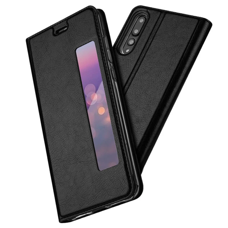 GEBEI for Huawei P20 Case PU Leather Flip Cover for Huawei P20 Pro
