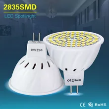 Holofote led mr16 ac 220v 4w 6w 8w, lâmpada led ac/dc 12v 24v gu5.3 mr 16 smd 2835 iluminação doméstica branca/quente branca
