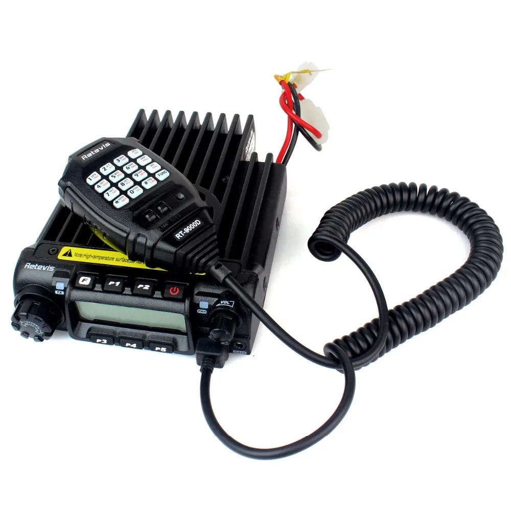  Retevis RT9000D Mobile Radio 136-174MHz 60W 200CH 50 CTCSS/1024 DCS 8 Scrambler Scan Mobile Car Radio Transceiver A9100C 